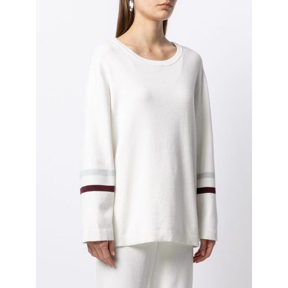 The Upside Halti Ulla White Oversized Knit Sweater Women's XL - Picture 15 of 15